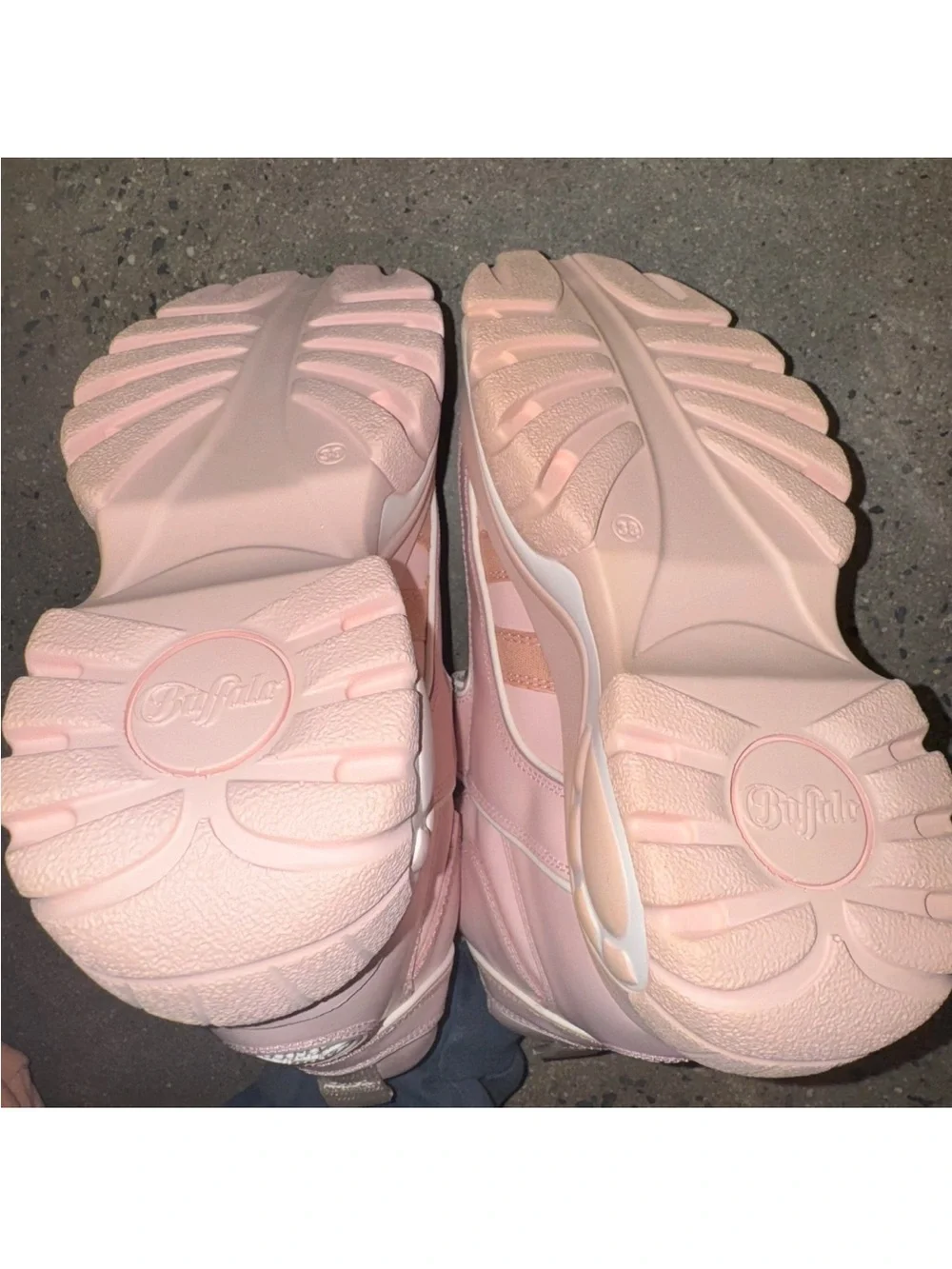 Buffalo David Bitton Pink High-Top Platform Sneakers